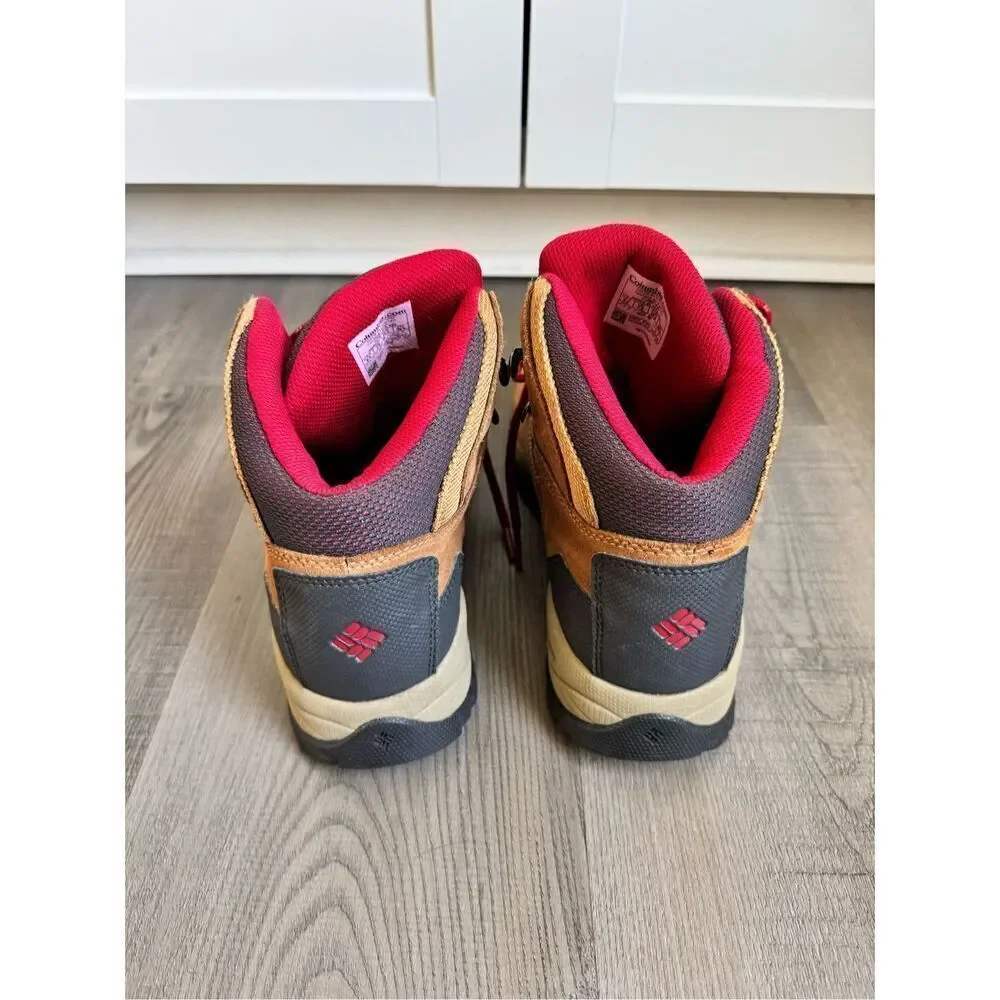 Columbia Newton Ridge Plus Waterproof Hiking Boots, Women’s 9.5 Amped Leather El